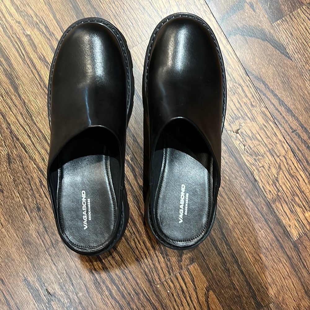 Vagabond slip on mules.